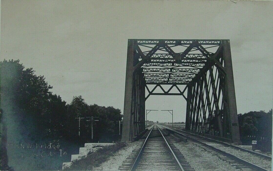 Postcard of previous bridge